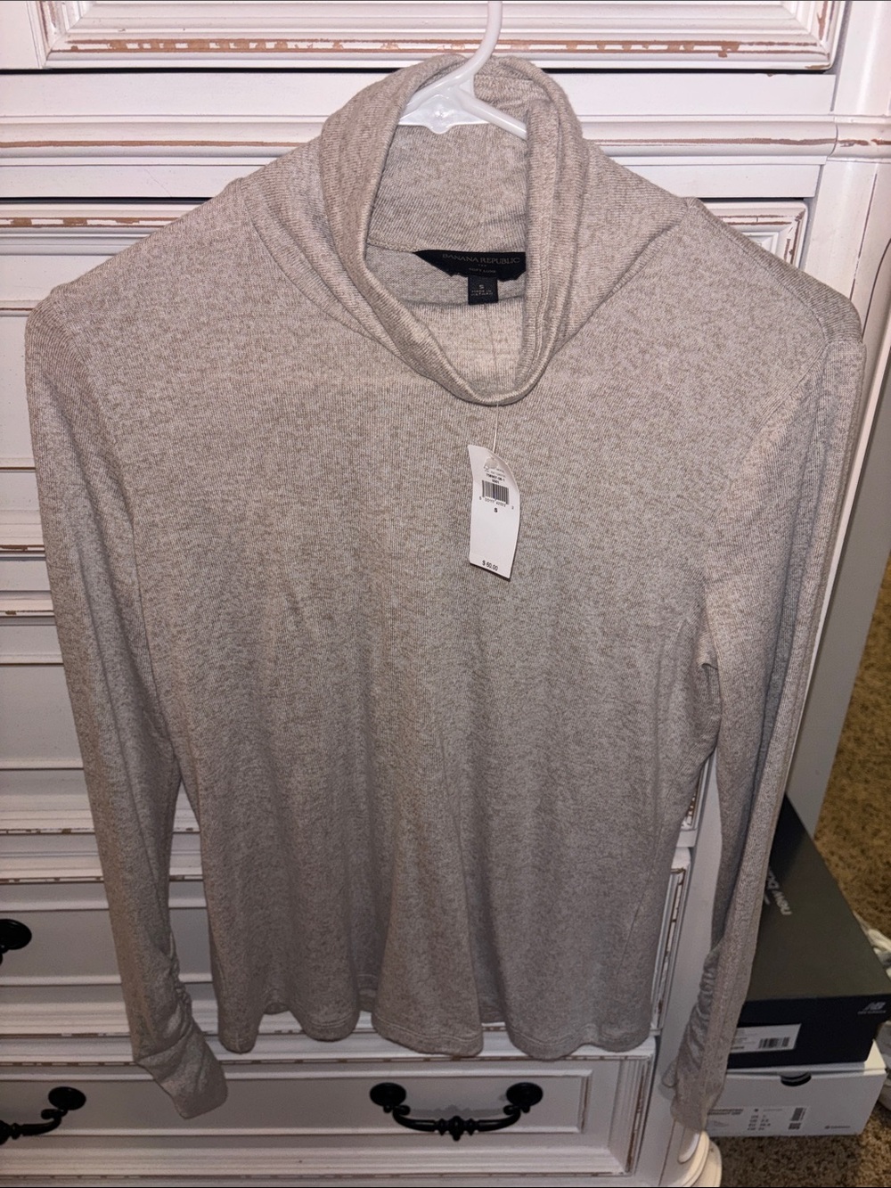 NWT Banana Republic Soft Luxe Turtleneck in Oatmeal